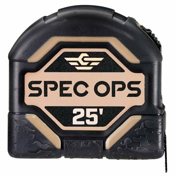 Spec Ops TAPE MEASURE BLACK 25' SPEC-TM25